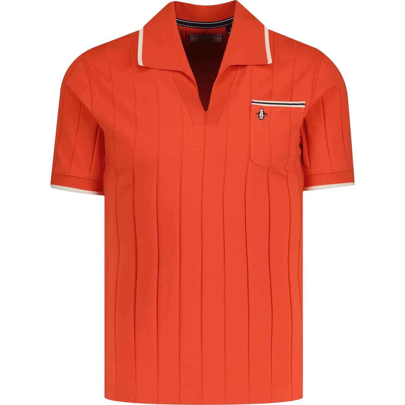 Original Penguin Ribbed Trophy Collar Polo Shirt C