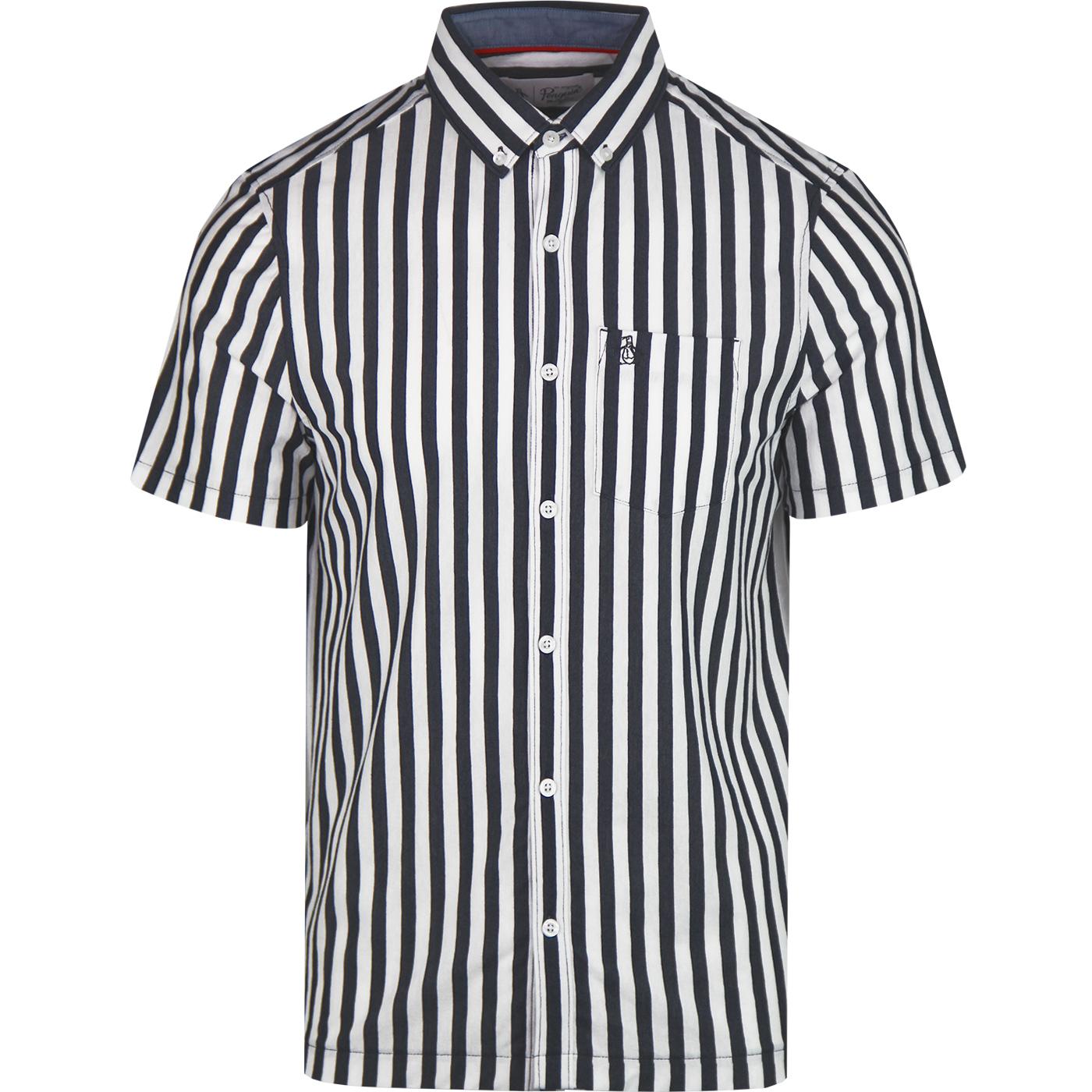ORIGINAL PENGUIN Men's Mod Stripe Ivy League Shirt