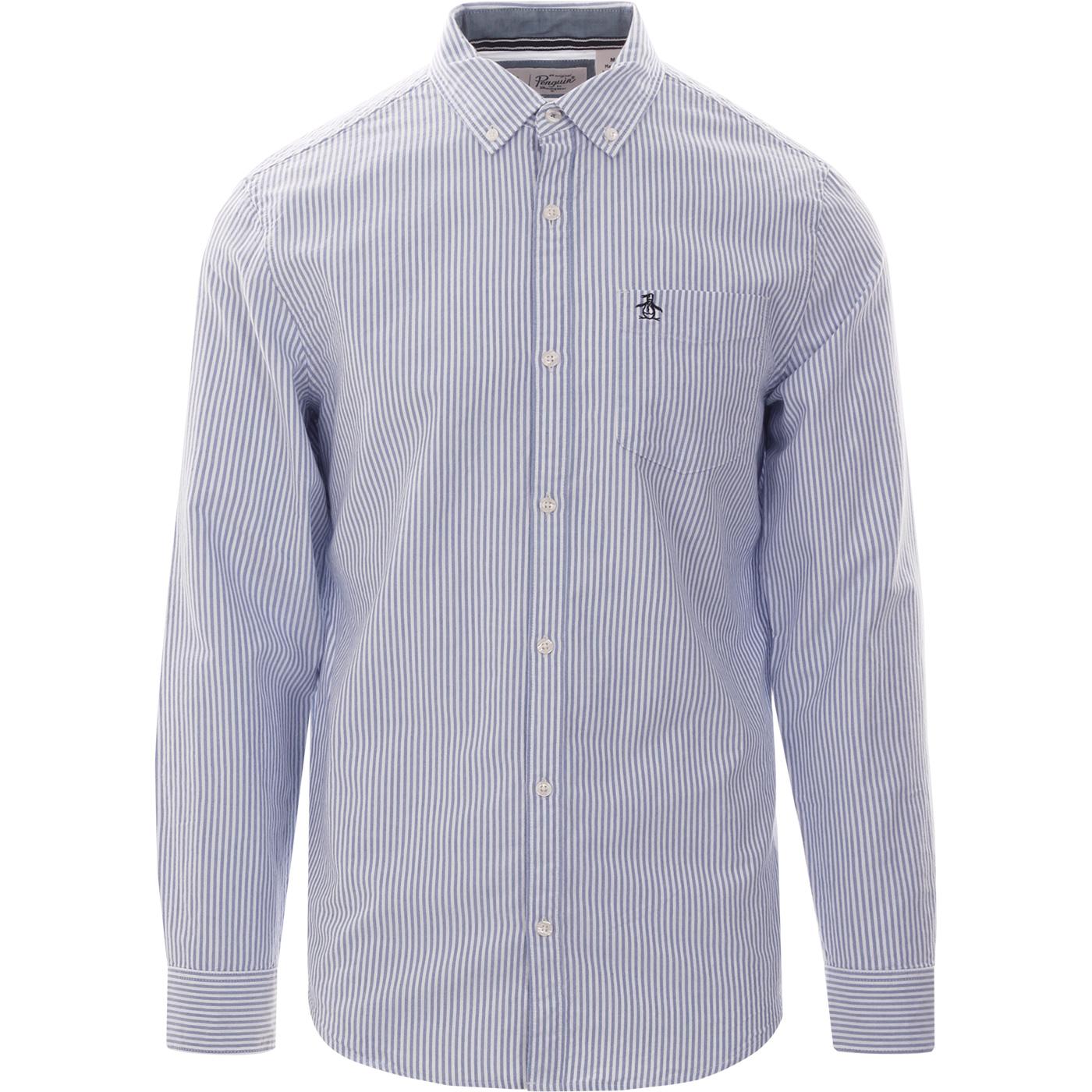 ORIGINAL PENGUIN Mod Stripe Oxford Shirt (Blue)