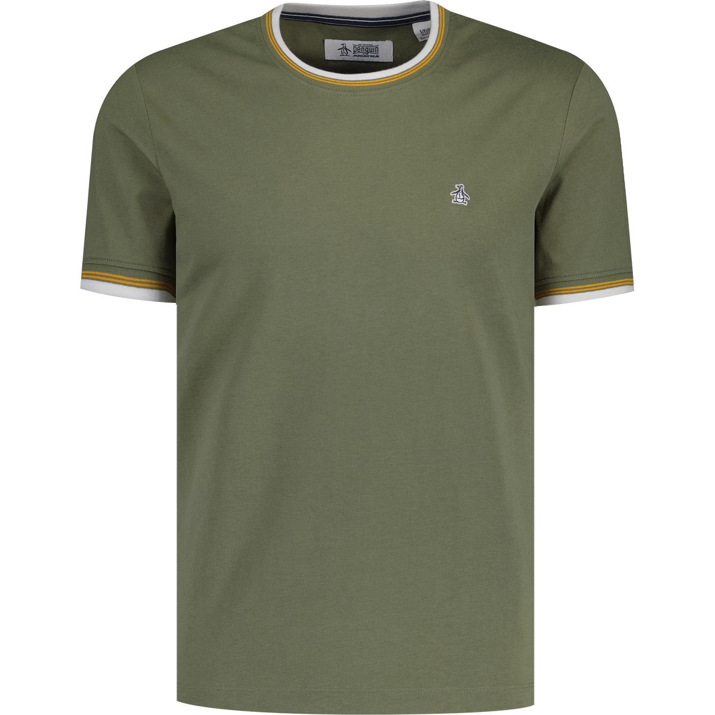 Original Penguin Mod Tipped Retro Ringer Tee (DO)