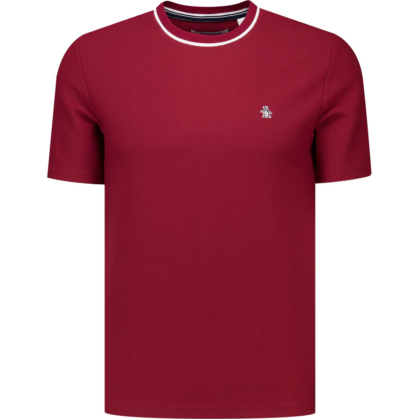 Original Penguin Mod Tipped Ringer Pique Tee (C)
