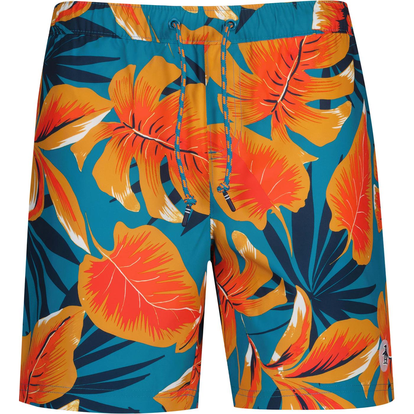 Volley Original Penguin Tropical AOP Swim Shorts