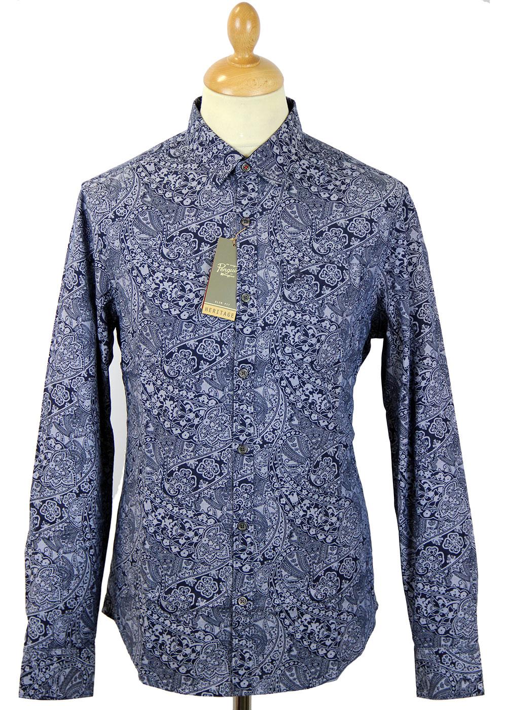 Landri ORIGINAL PENGUIN Mod Paisley Oxford Shirt