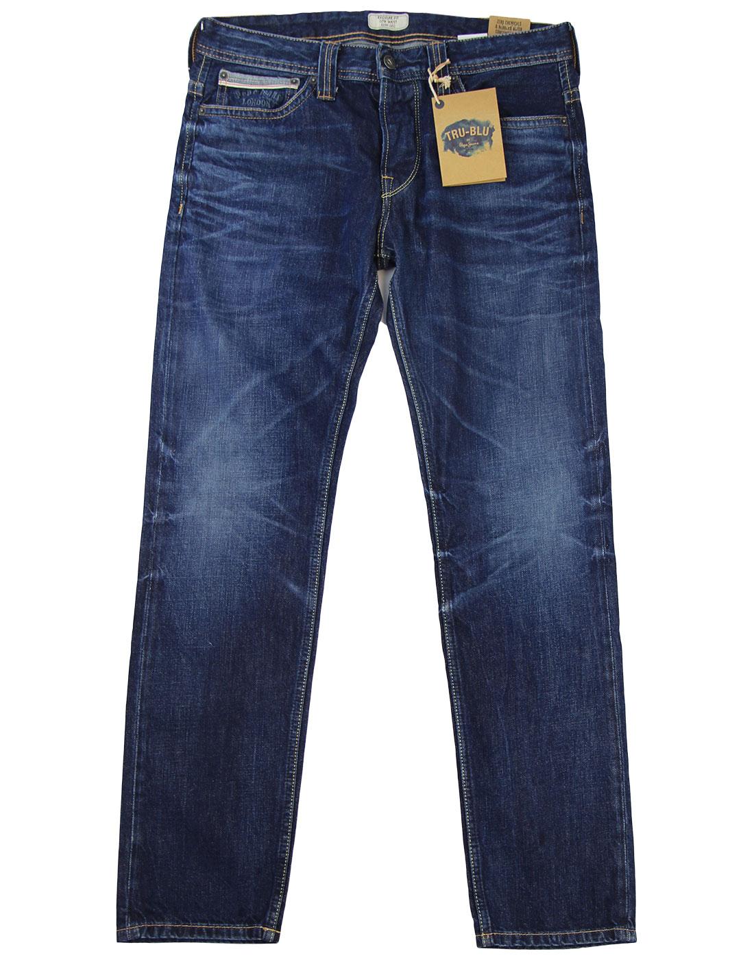 Lyle PEPE Retro Mod Selvedge Trim Slim Denim Jeans