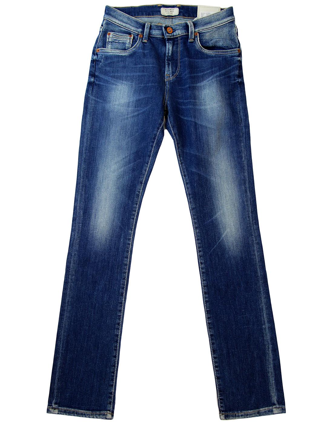PEPE JEANS Victoria Retro Indie Mod High Waist Slim Denim Jeans