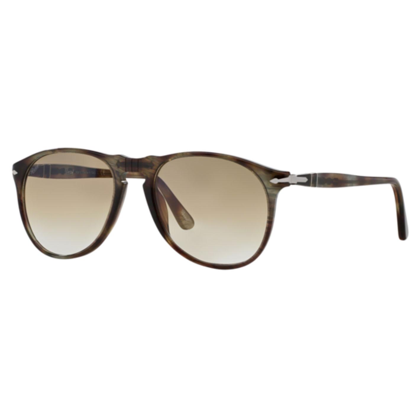 PERSOL 649 Series Retro Sunglasses Havana Brown Smoke