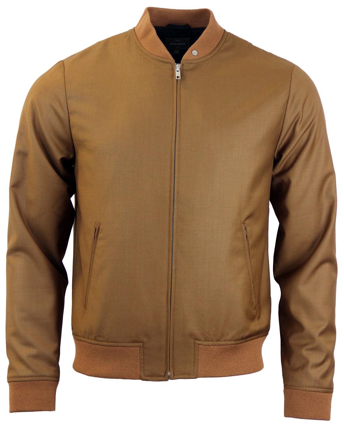 Rogers PETER WERTH Suiting Fabric Bomber Jacket