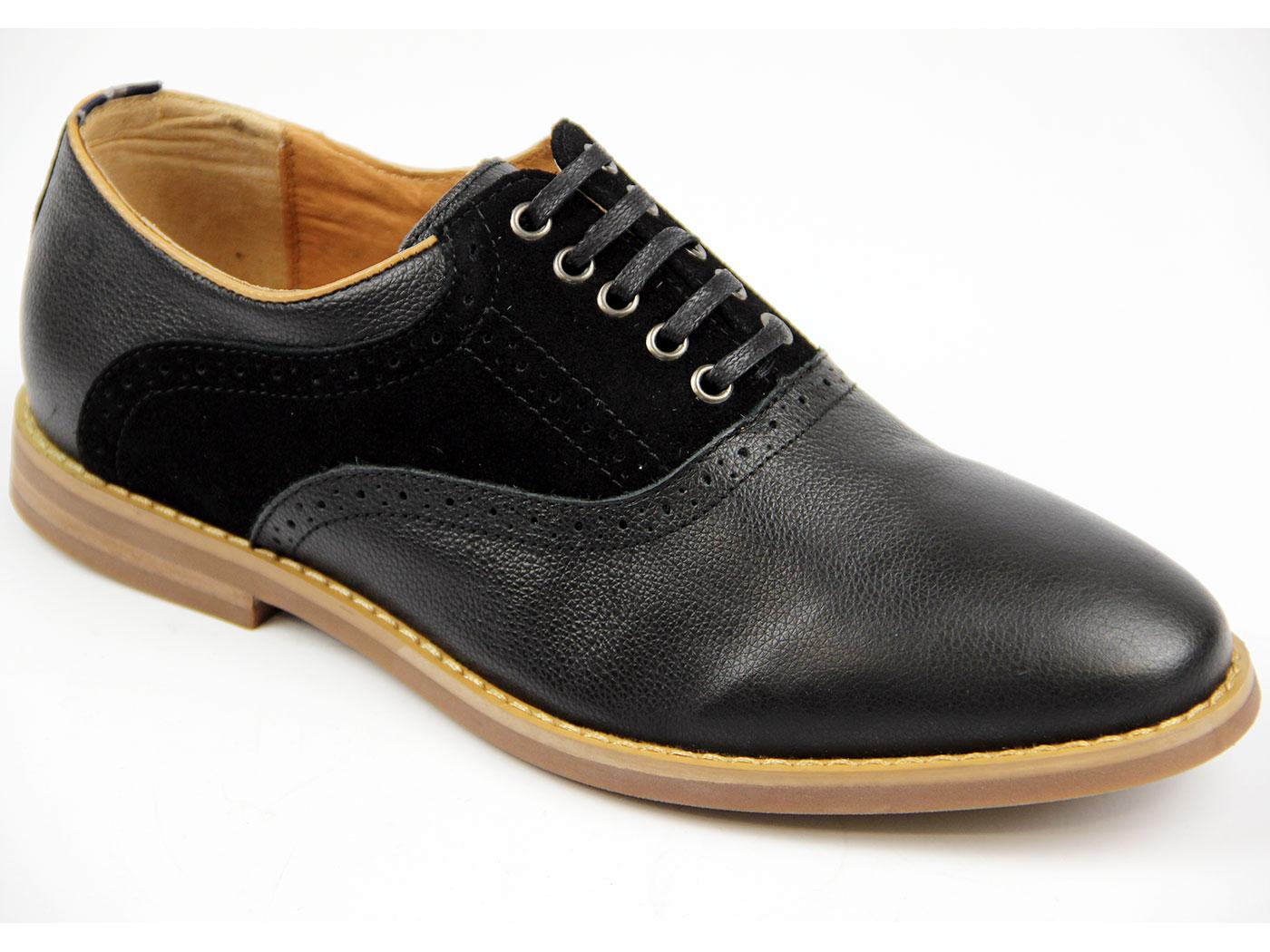 Nesbitt PETER WERTH Mod Saddle Oxford Shoes (4002)