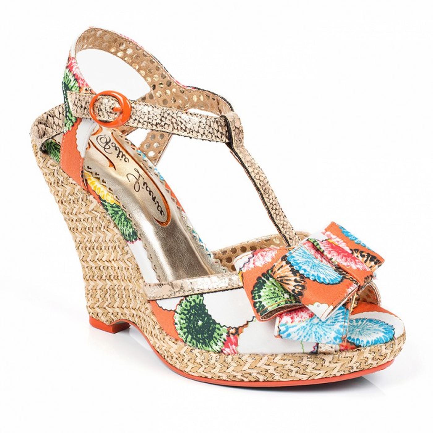 POETIC LICENCE Behave Yourself Retro Vintage Wedge Sandals
