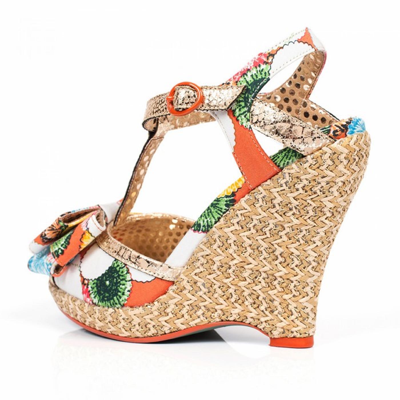 POETIC LICENCE Behave Yourself Retro Vintage Wedge Sandals