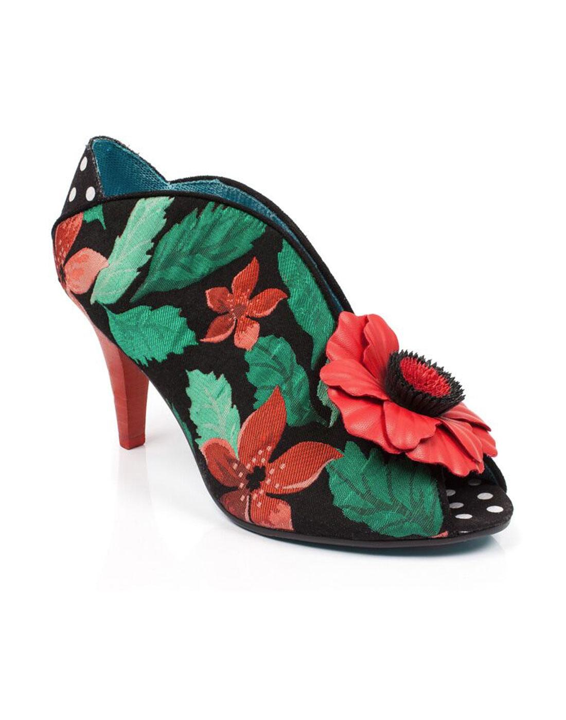Rita Primrose POETIC LICENCE Retro Floral Heels B