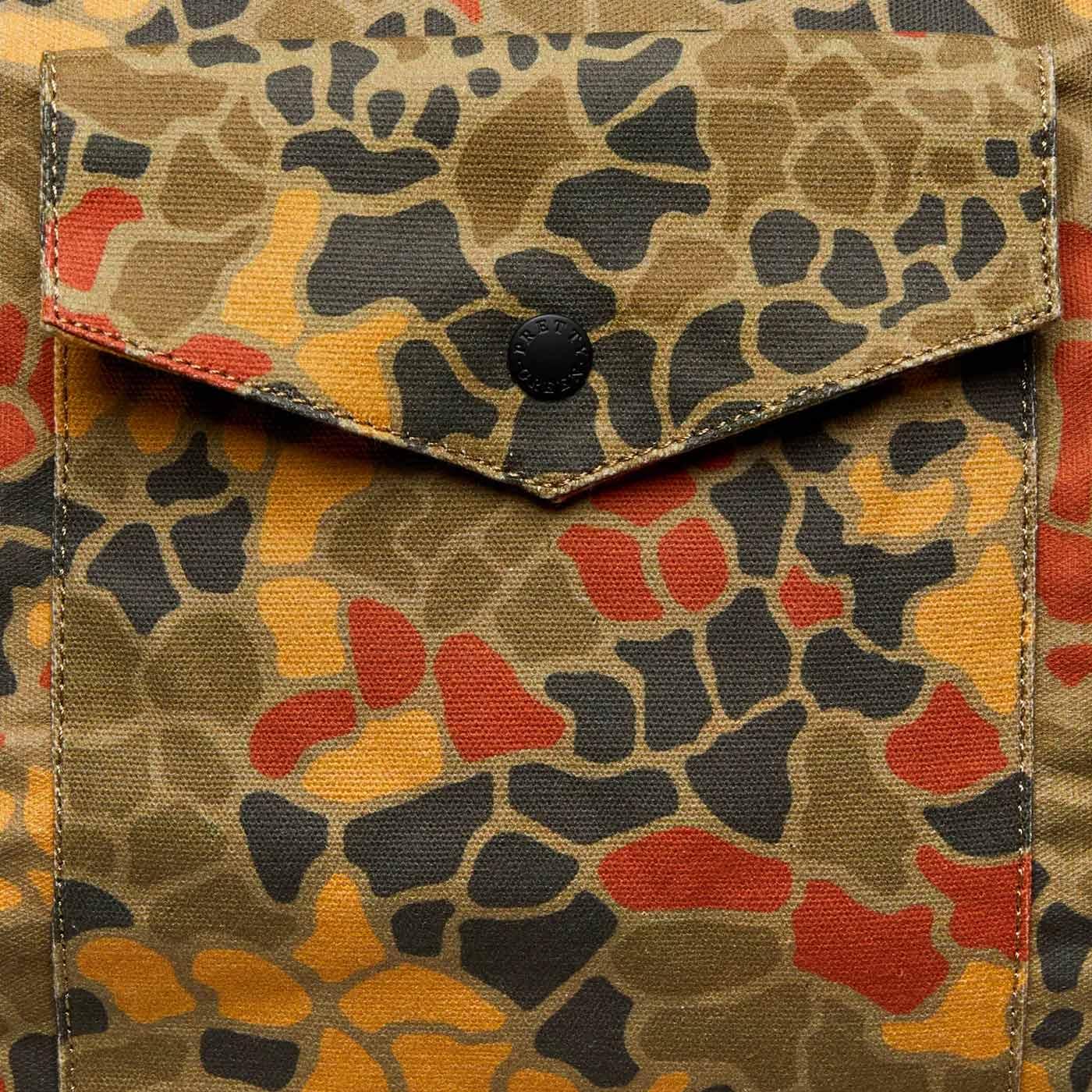 Pretty Green Acquiesce Jacket Camo Brown