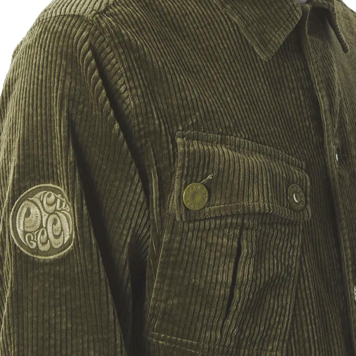 Pretty Green Acquiesce Jacket Camo Brown (M)