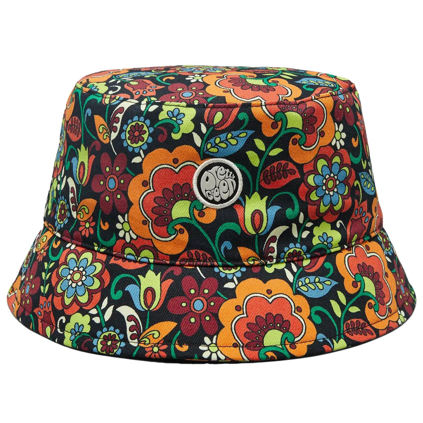 Avalon PRETTY GREEN Retro 60s Print Cricket Hat 