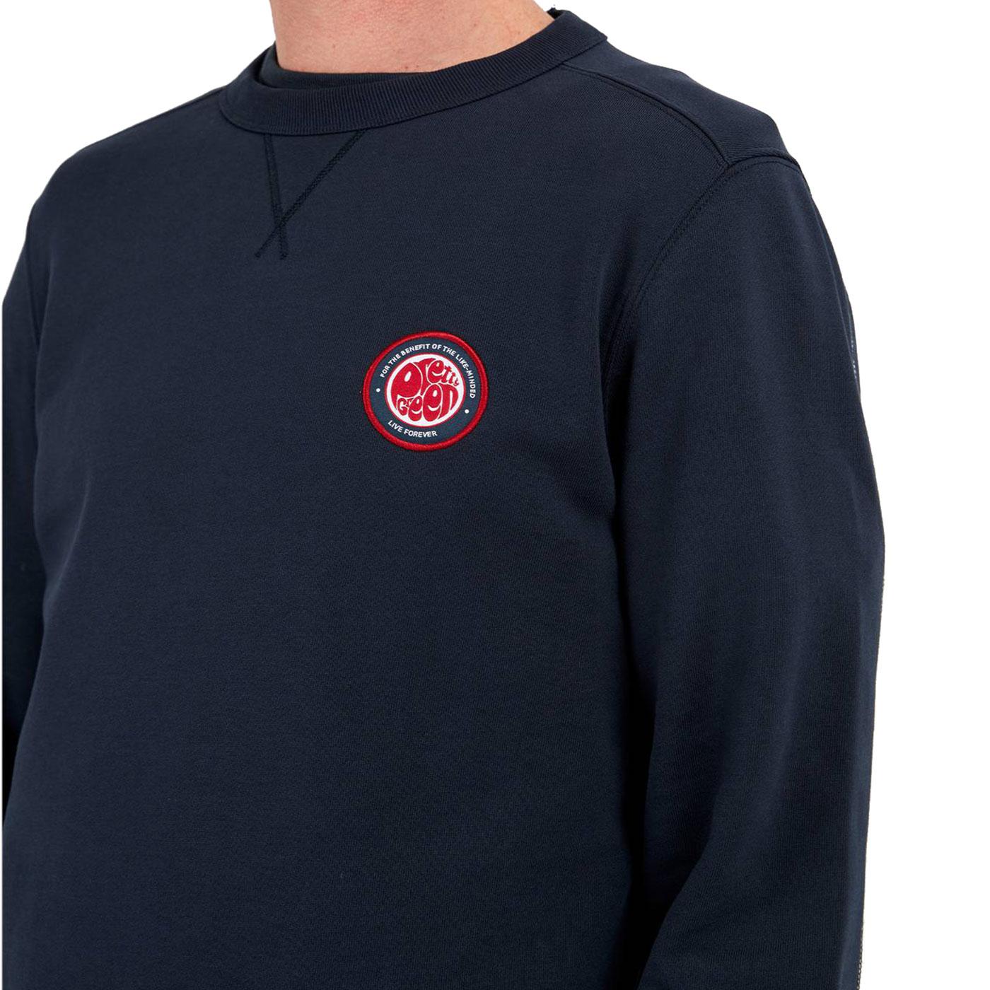 PRETTY GREEN Like Minded Chest Badge Sweatshirt N