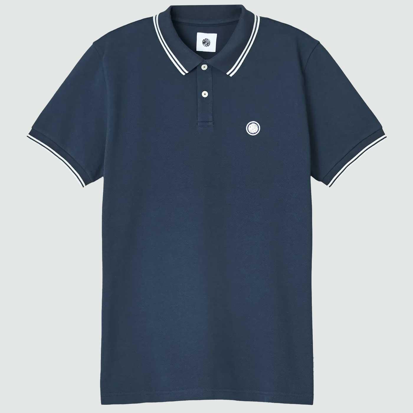 Barton Pretty Green Mod Twin Tipped Pique Polo N