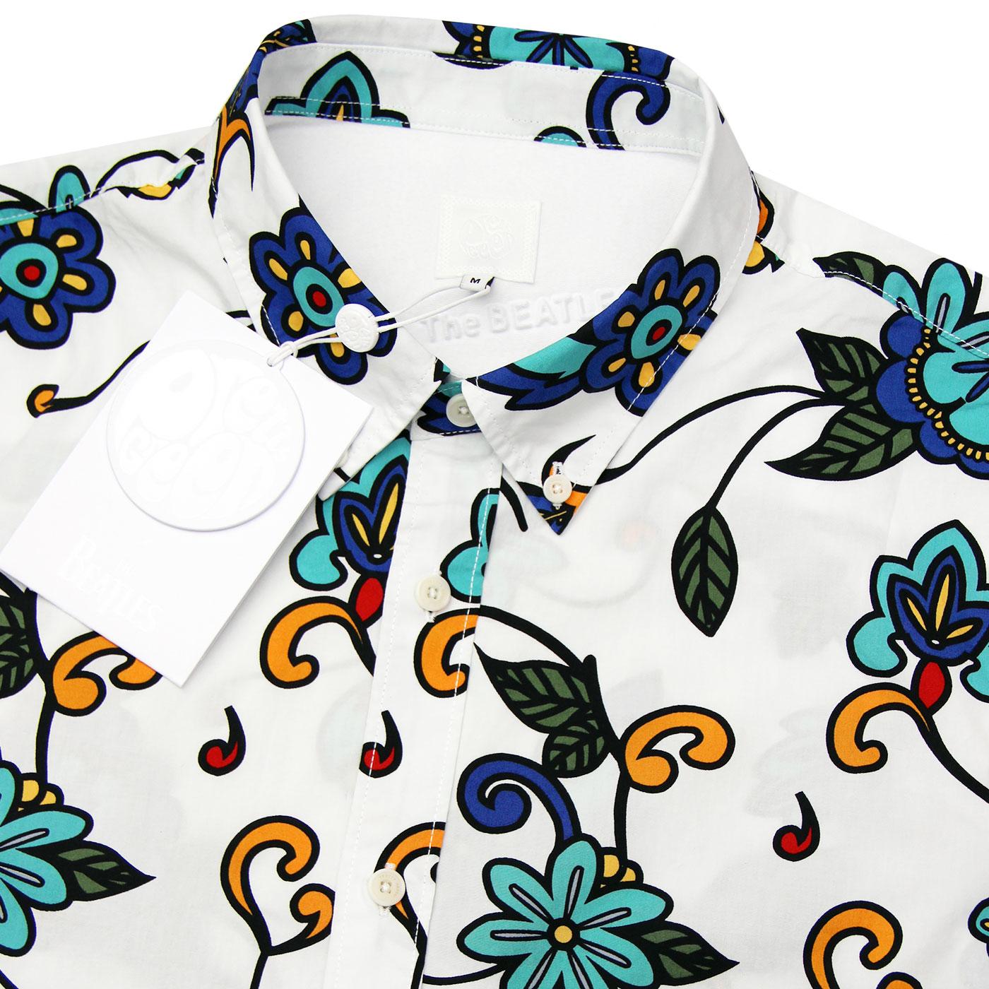 PRETTY GREEN x THE BEATLES Prudence Mod Floral Shirt