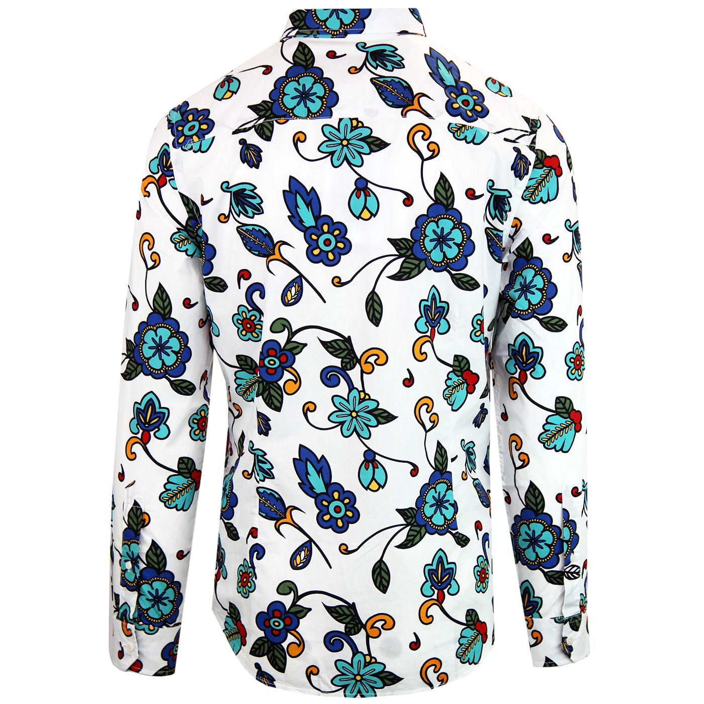 PRETTY GREEN X THE BEATLES Prudence Floral Shirt W