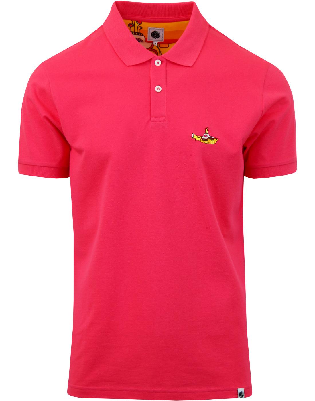 PRETTY GREEN x THE BEATLES Submarine Polo Top PINK