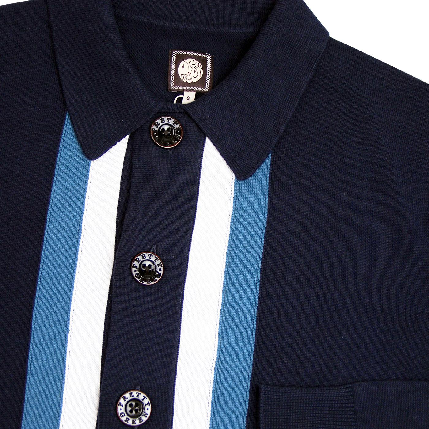 pretty green knitted polo