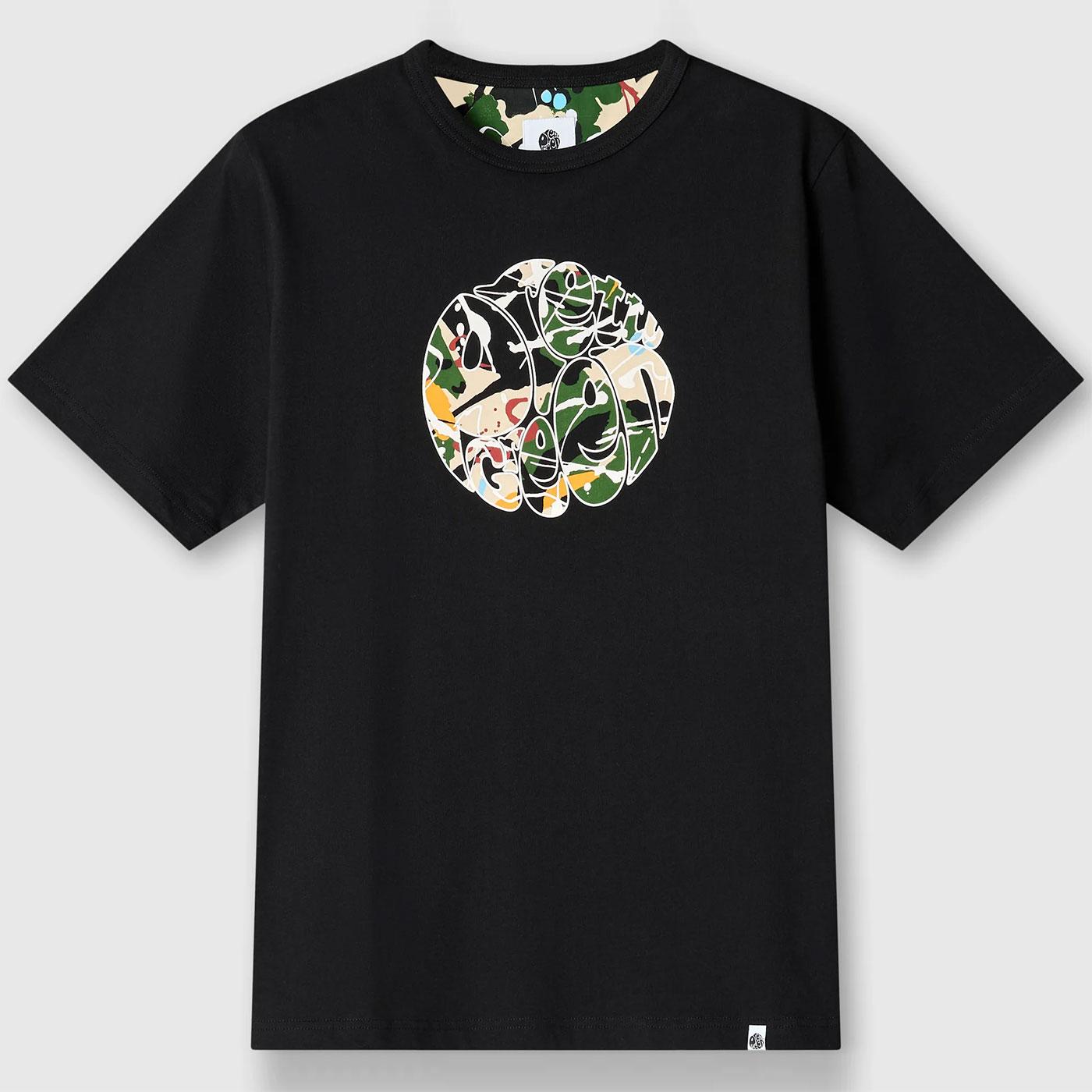 Convergence Pretty Green Retro Pollock Logo Tee B