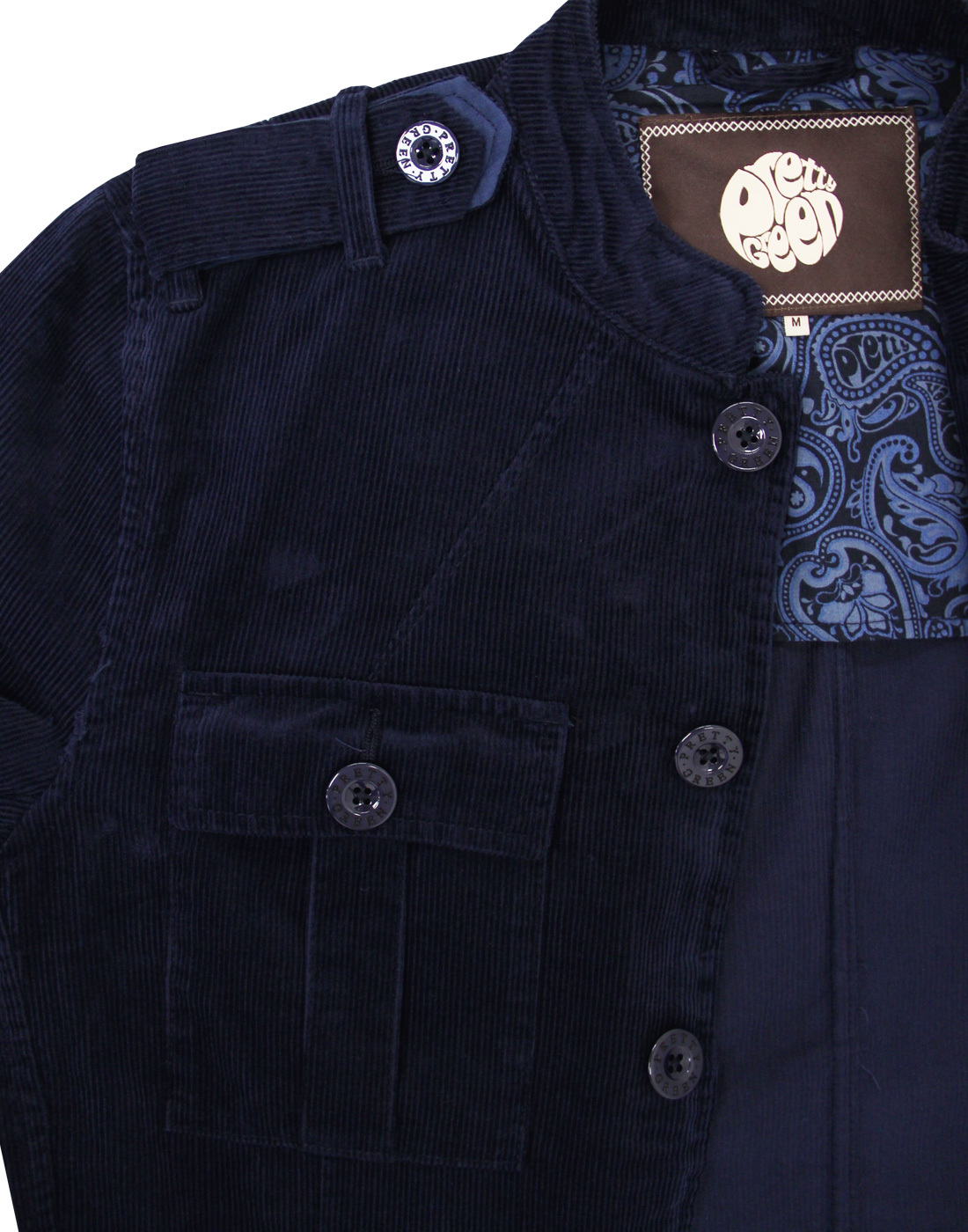 pretty green cord jacket