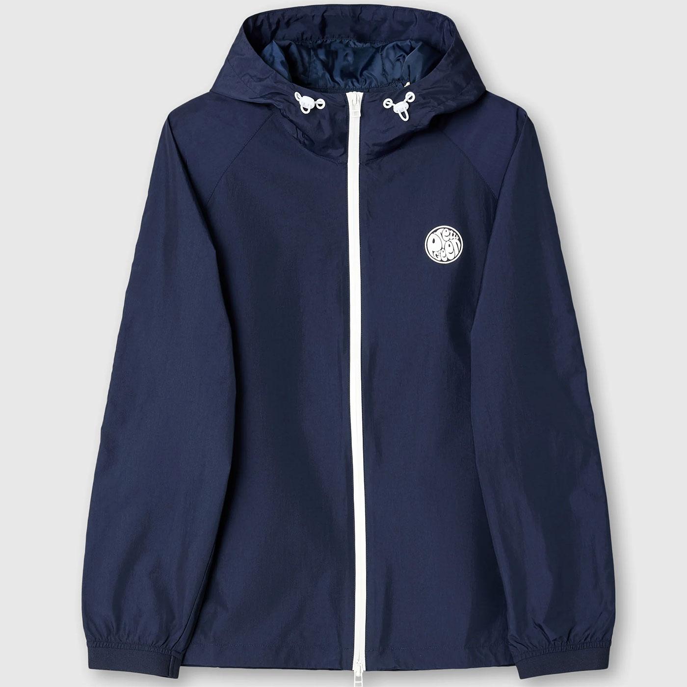 Denton Pretty Green Retro 90s Hooded Nylon Jacket