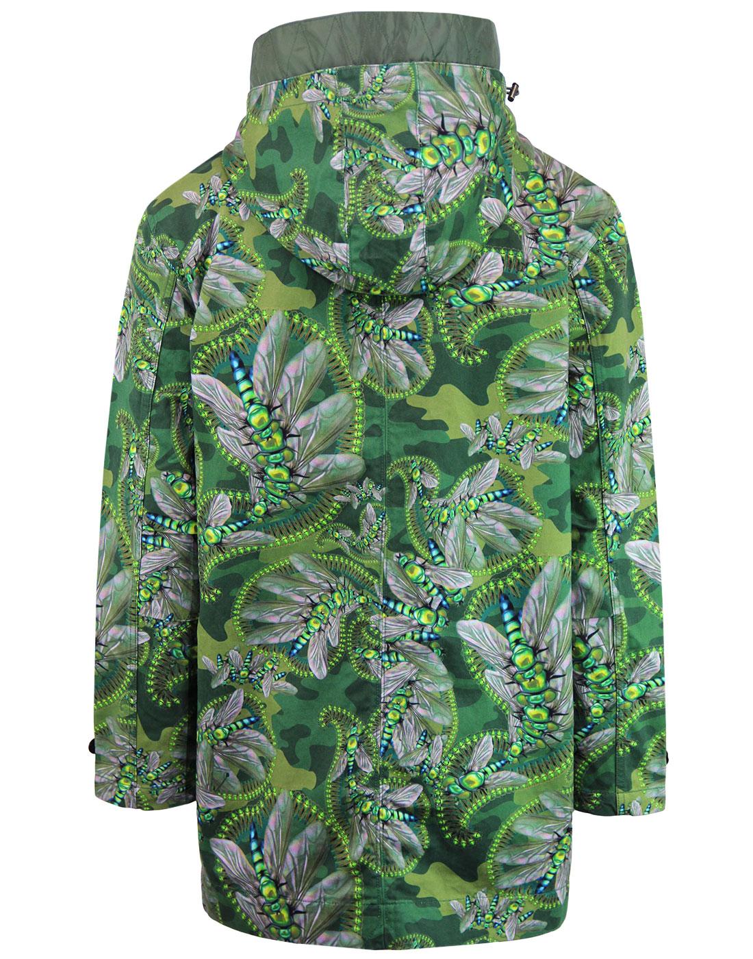 PRETTY GREEN x KATIE EARY Toria Insect Retro 60s Parka