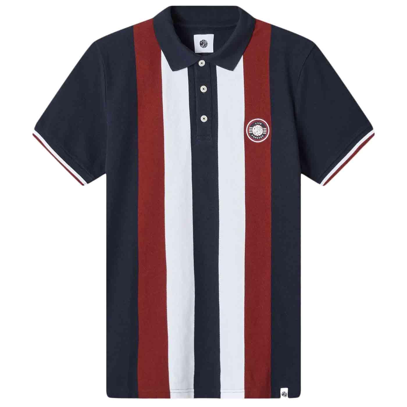 Live Forever Pretty Green Engineered Stripe Polo N