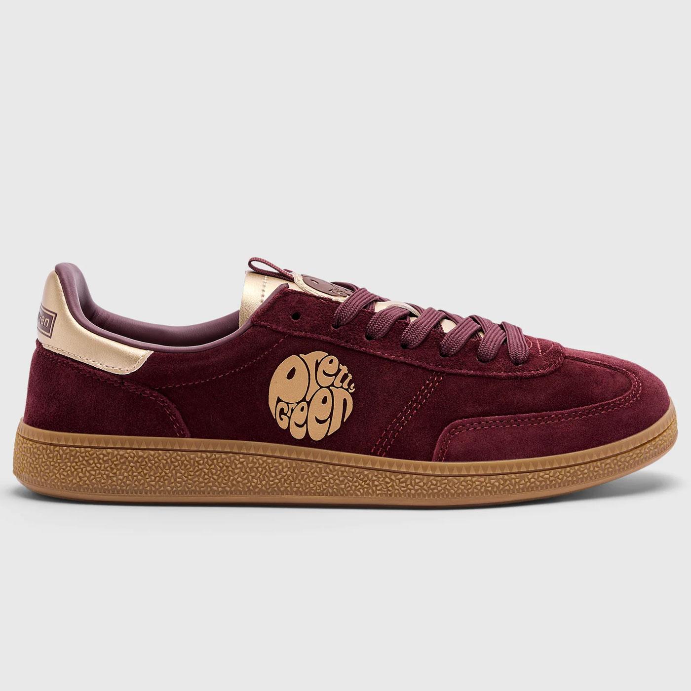 Pretty Green Live Forever Ramblas Suede Trainers M