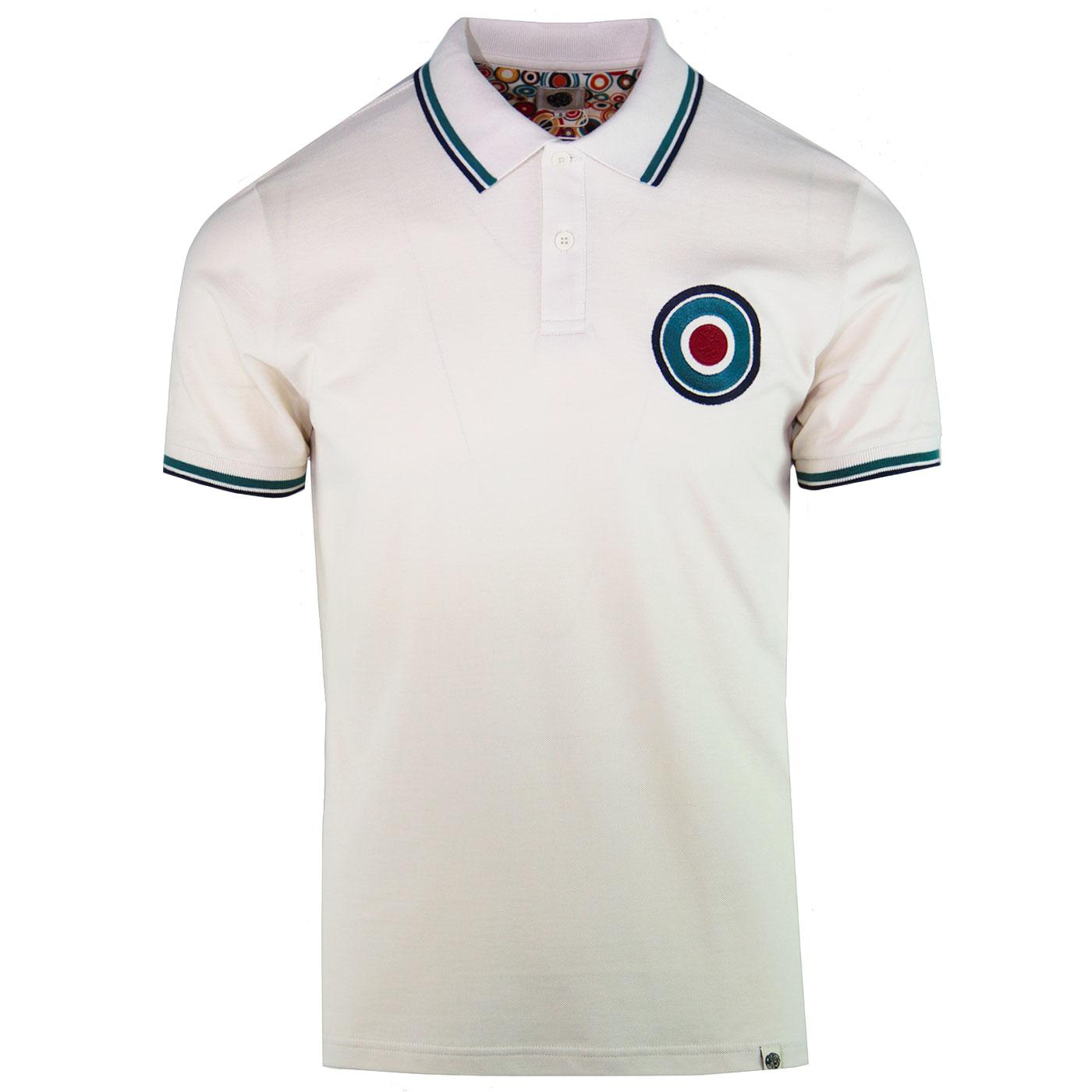 PRETTY GREEN Mod Twin Tipped Chest Target Polo