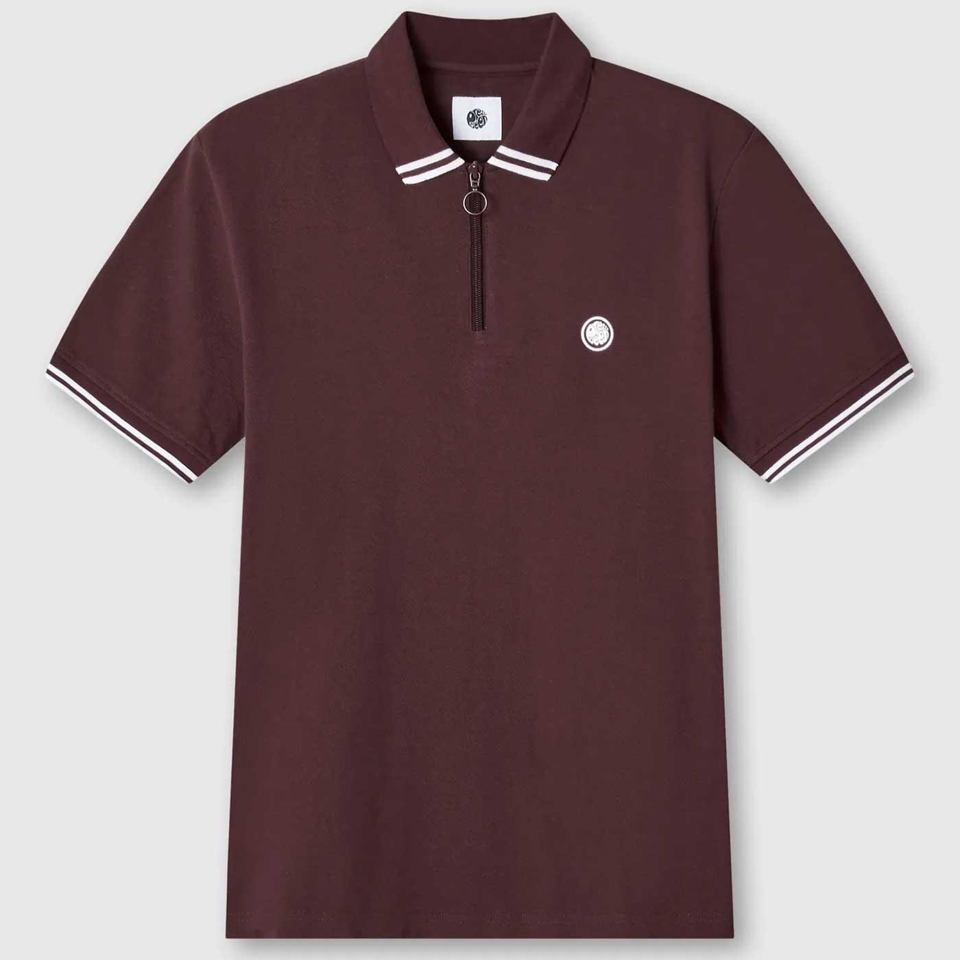 Mountfield Pretty Green Slim Fit Zip Polo Shirt B