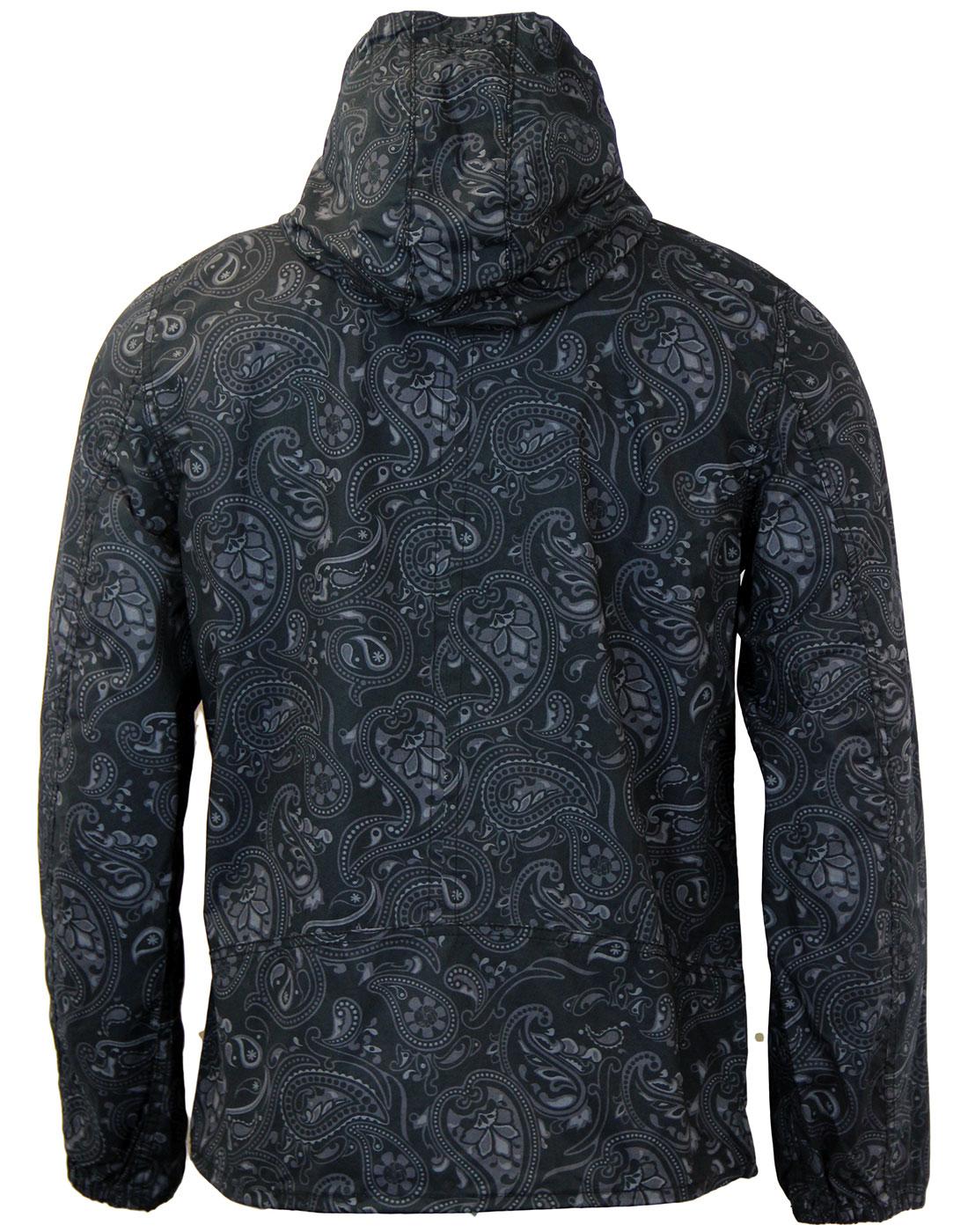 pretty green paisley windbreaker