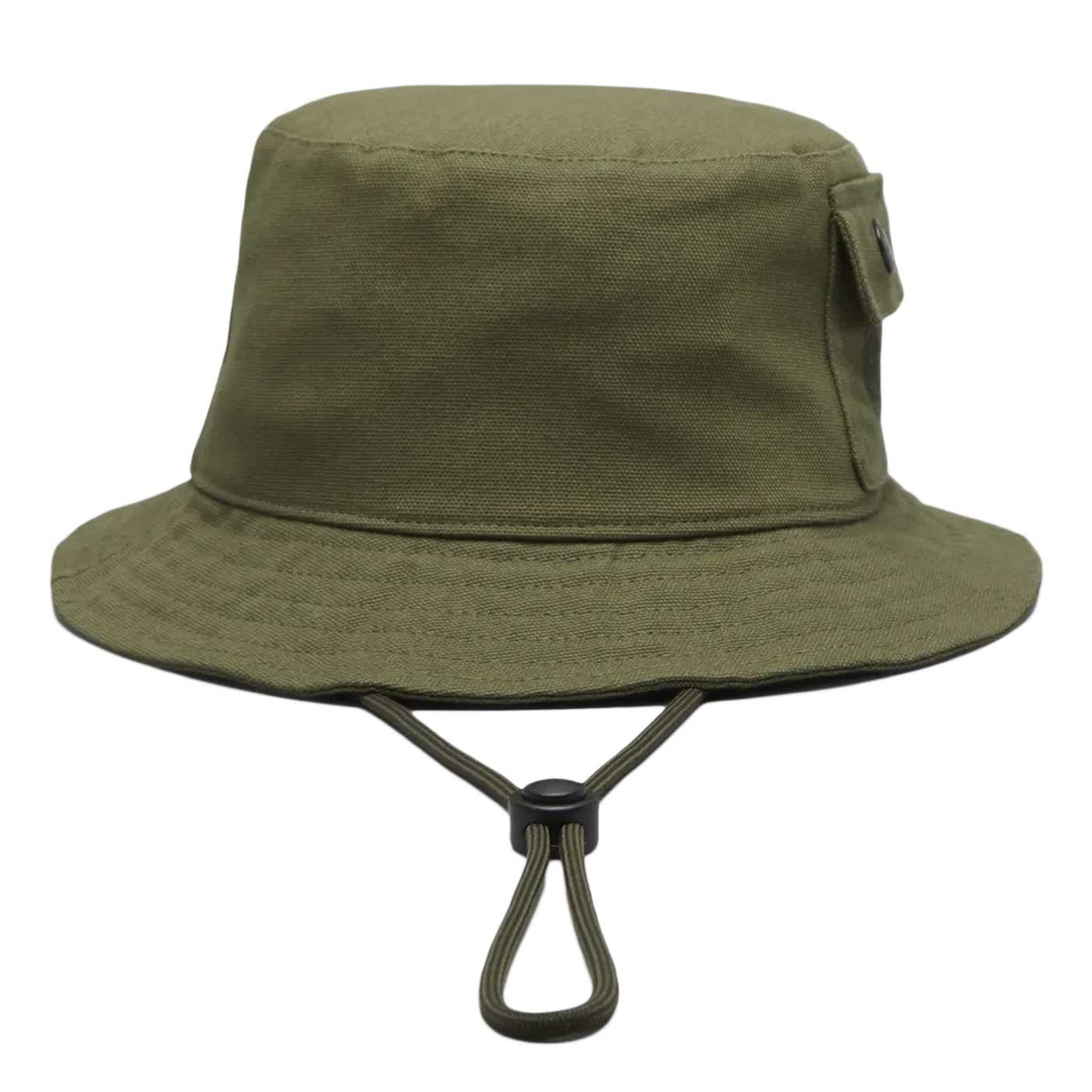 Prestleigh Pretty Green Retro Pocket Bucket Hat K