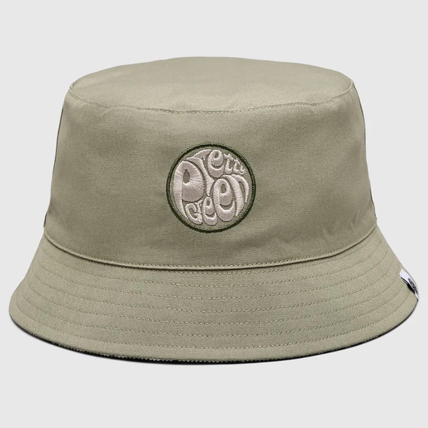 Aquarelle Pretty Green 90s Reversible Bucket Hat G