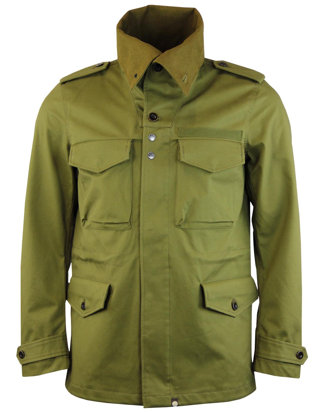 Roeburn PRETTY GREEN Mod Funnel Neck Field Jacket