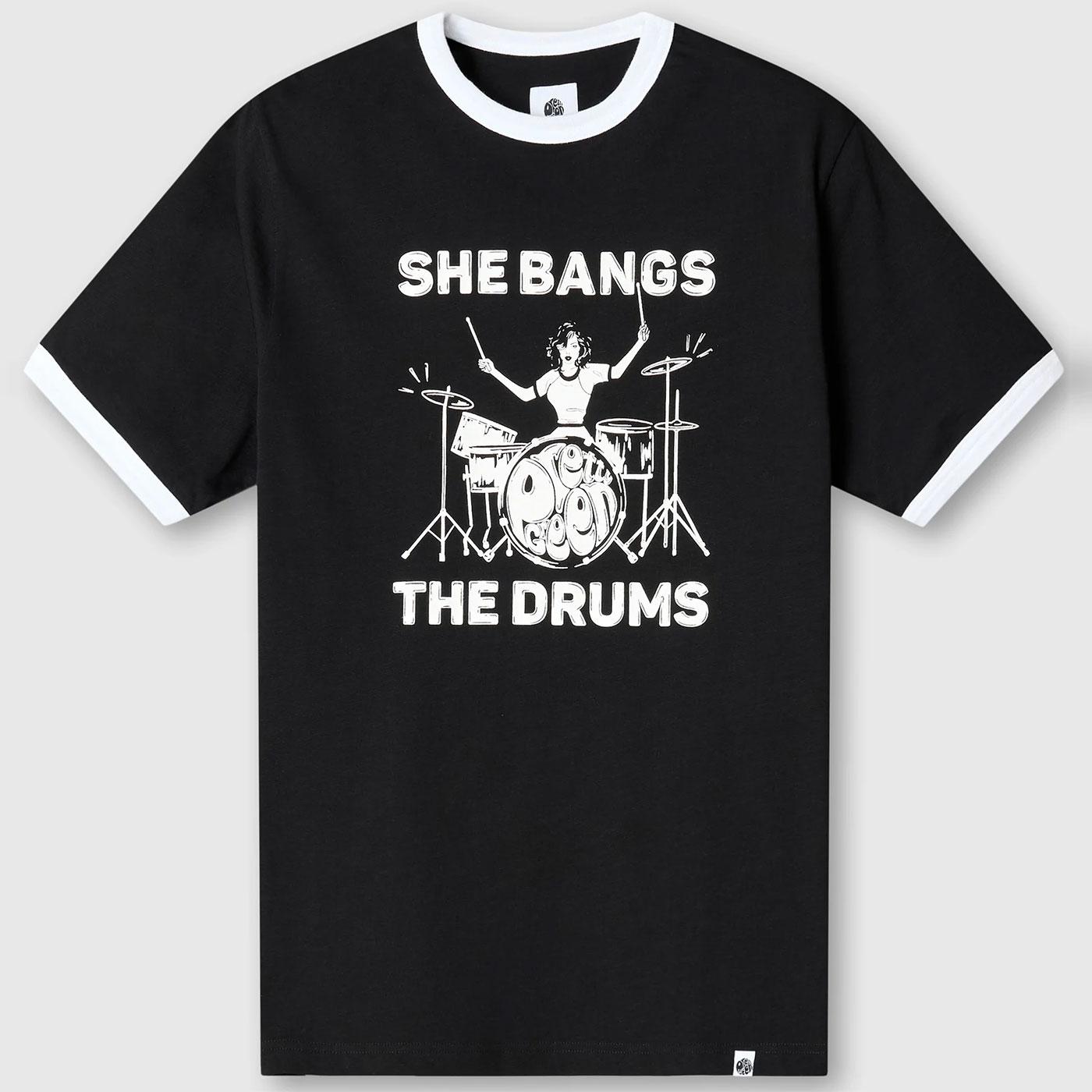 Pretty Green She Bangs The Drum Stone Roses Tee B