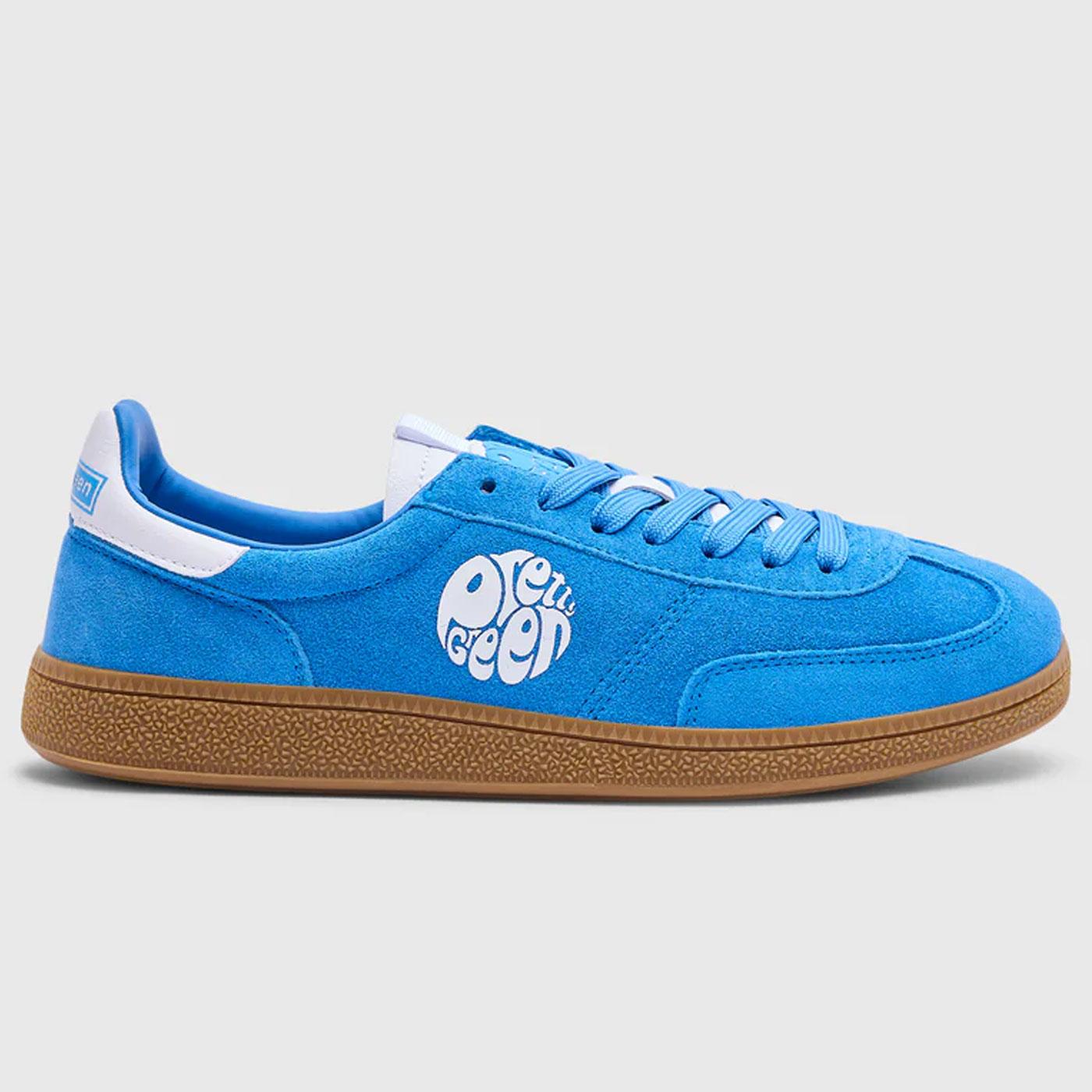 Pretty Green Live Forever Ramblas Suede Trainers S