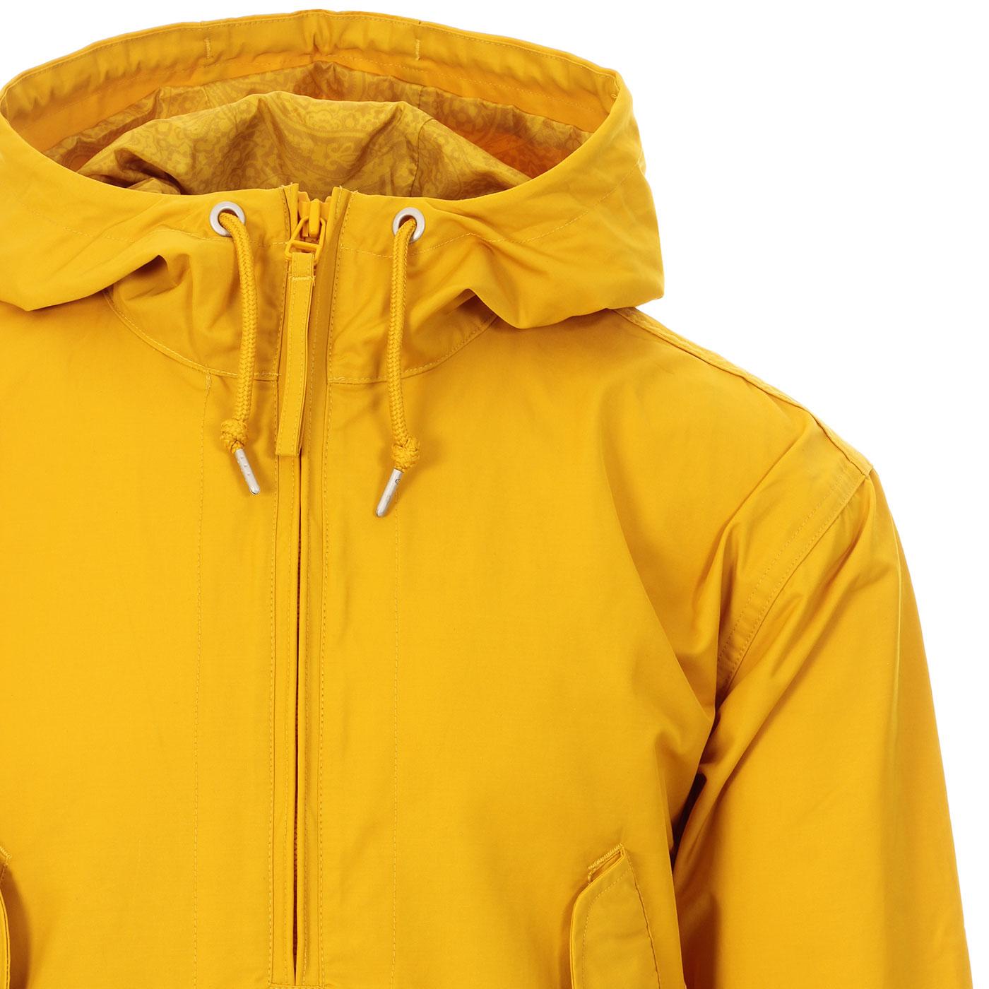PRETTY GREEN 'Sorona' Overhead Smock Jacket in Yellow
