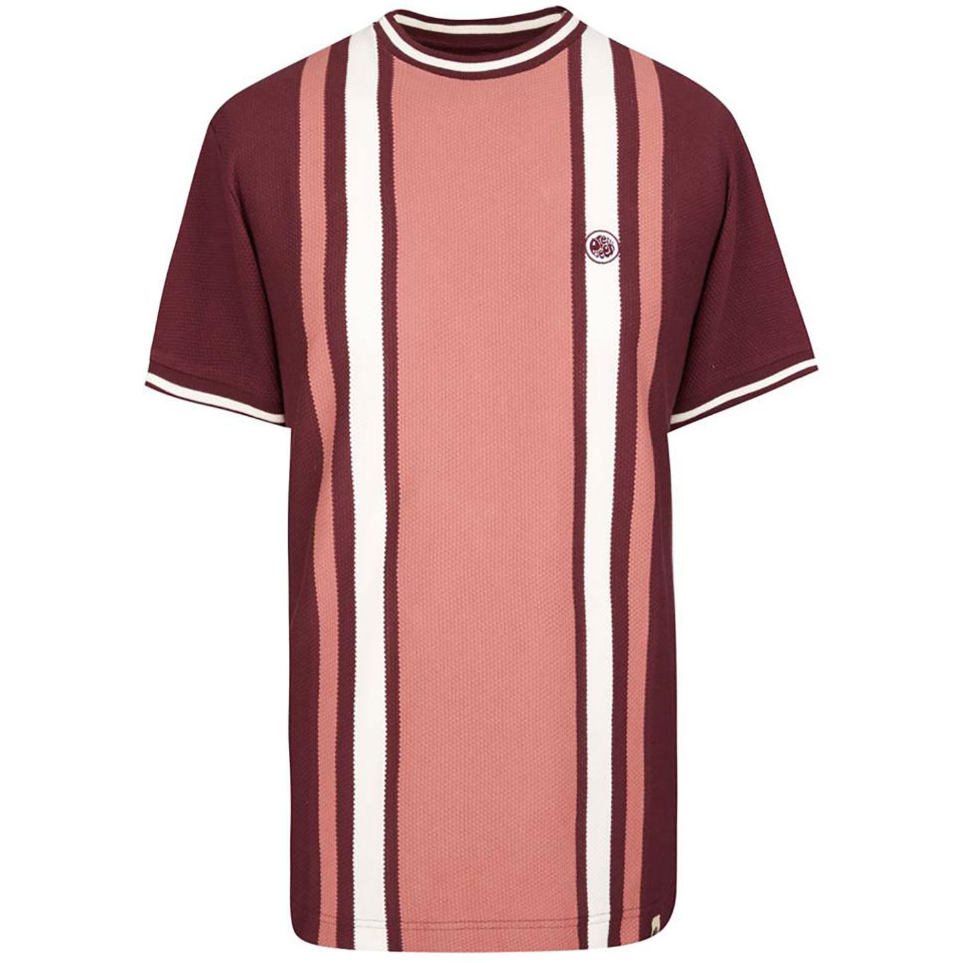 PRETTY GREEN Men's Mod Textured Stripe T-Shirt R