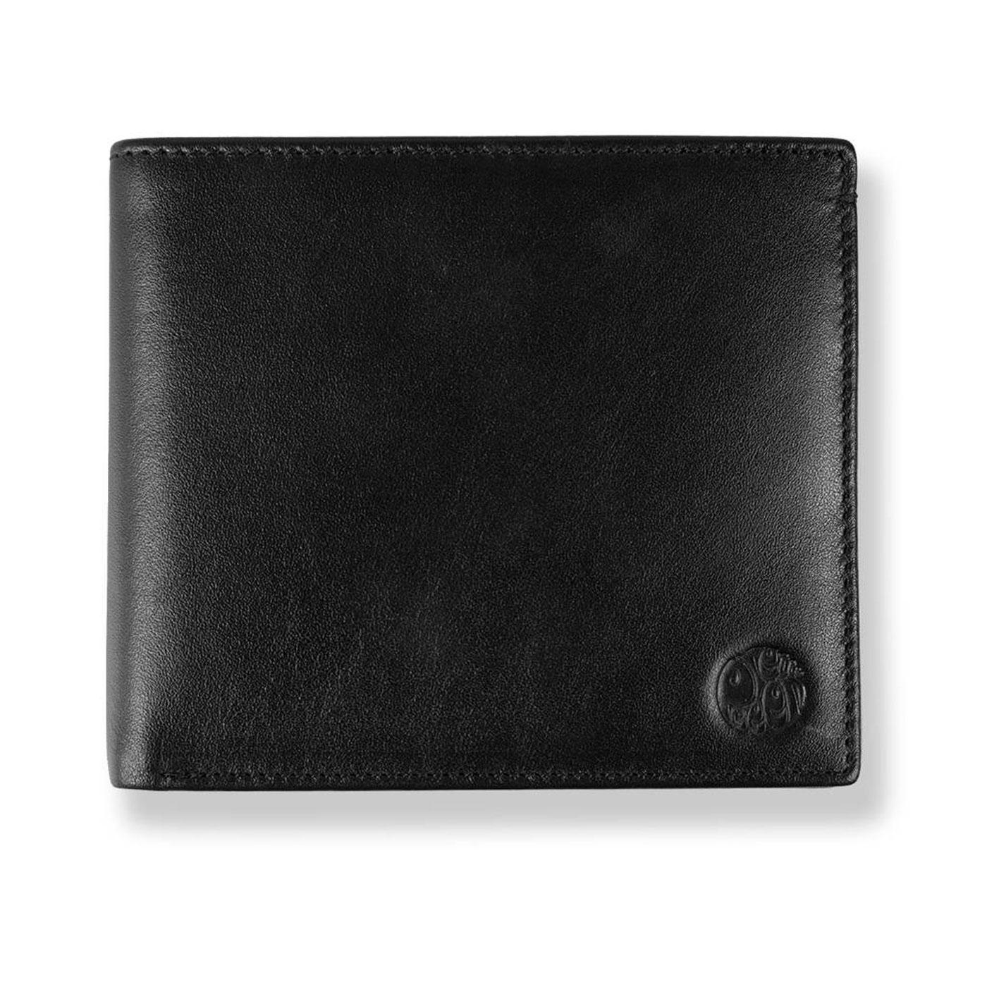 Pretty Green Men's Union Jack Bifold Wallet in Black with Gift Box 