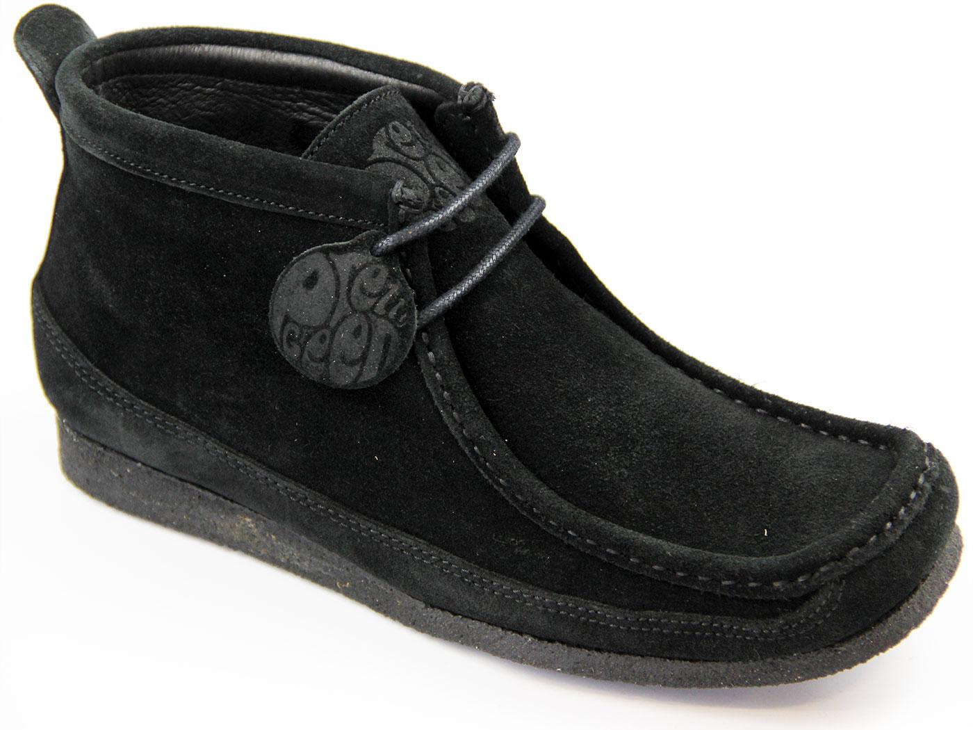 pretty green suede boots