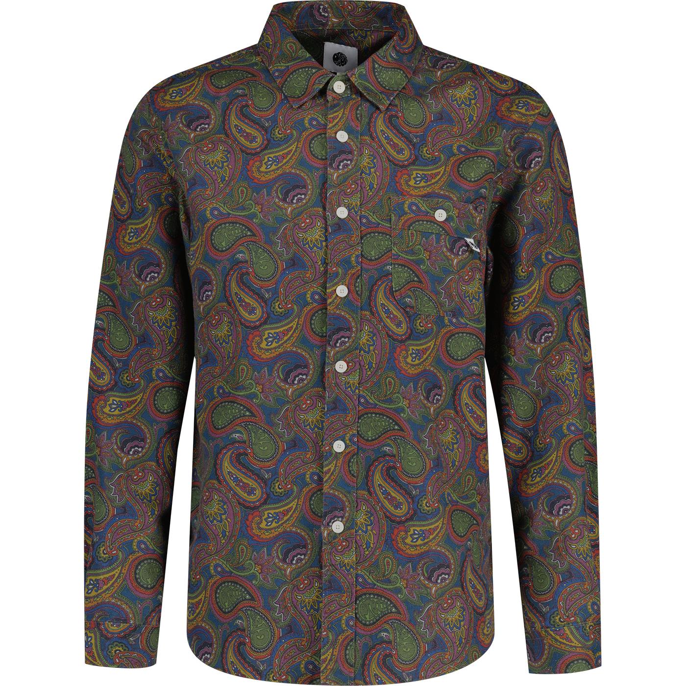 Pretty Green 15th Anniversary L/S Paisley Shirt 