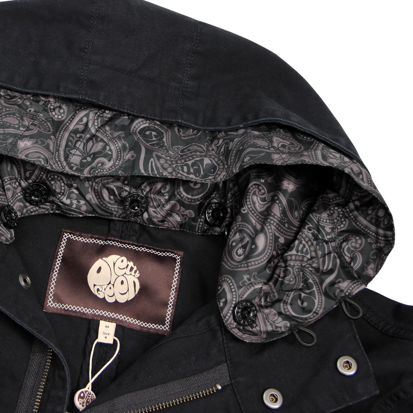 Pretty green cassidy sales parka black