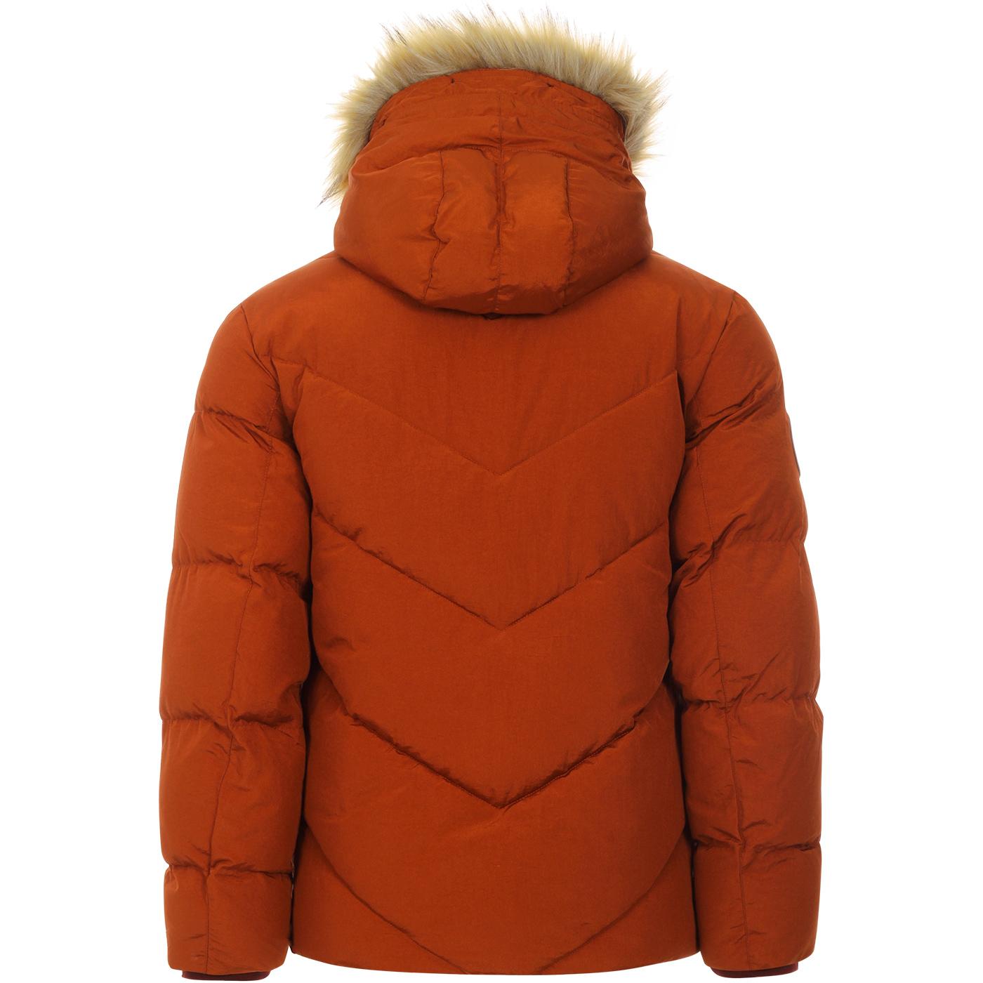 PRETTY GREEN Mod Quilted Hooded Parka 