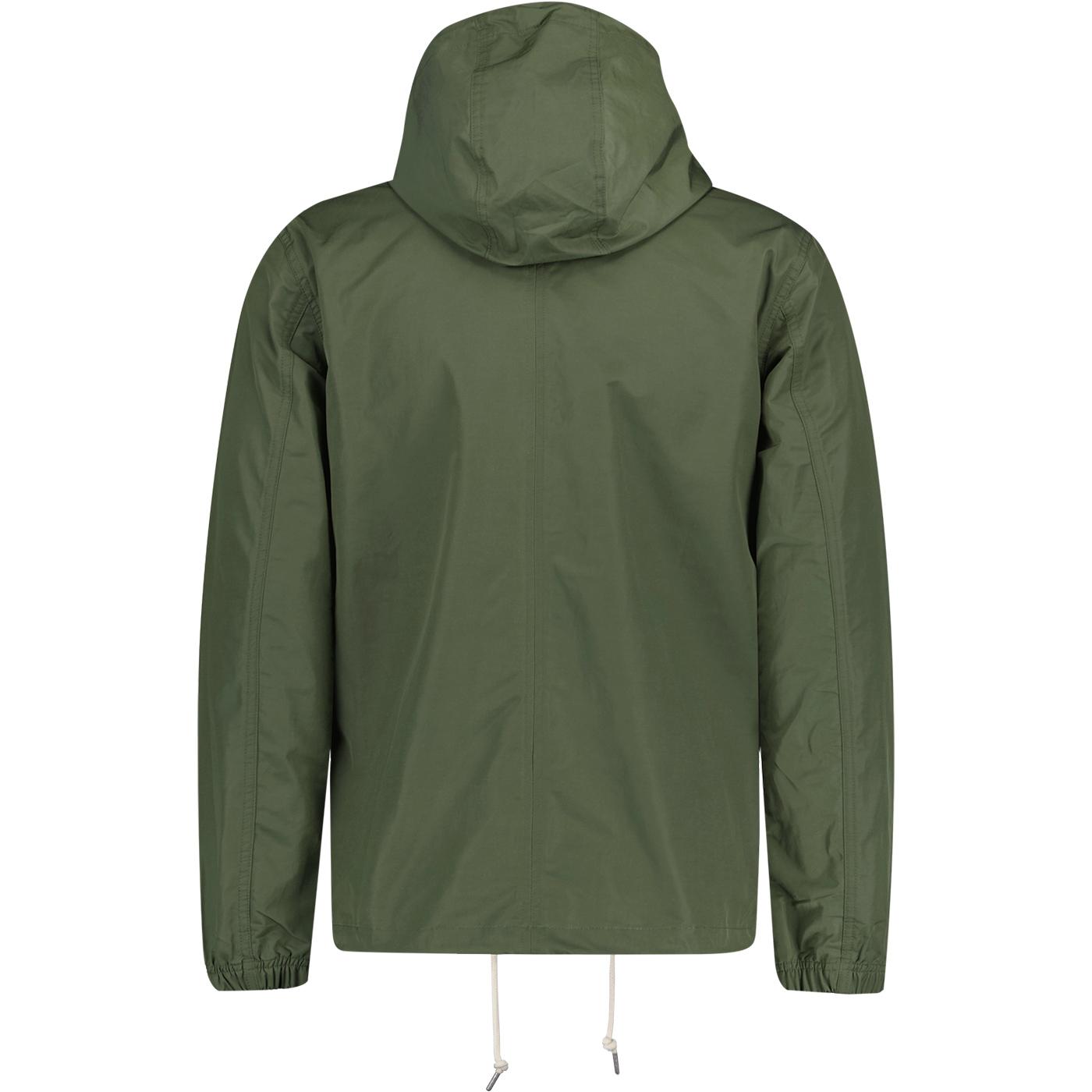 Tilby Pretty Green Retro 90s Technical Jacket in Green