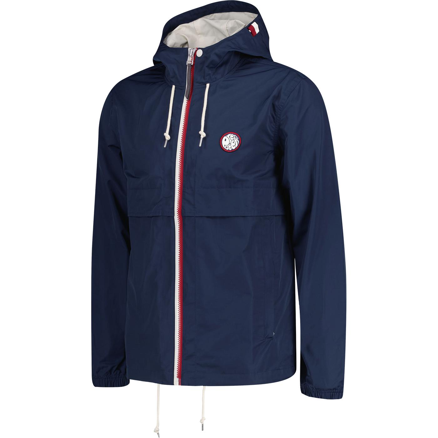 Tilby Pretty Green Retro 90s Technical Jacket in Navy