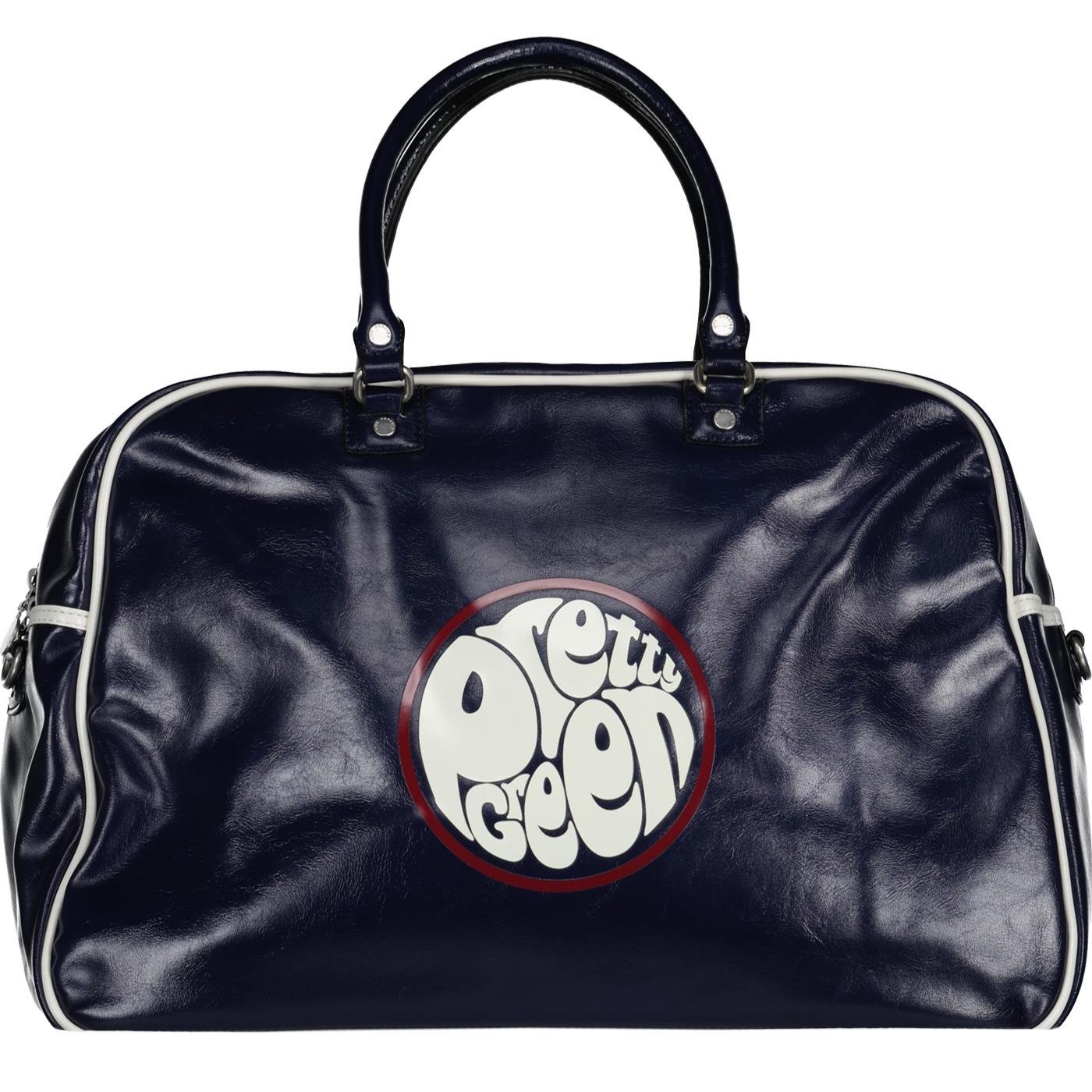 Pretty Green Retro Tilby Holdall Bag Navy