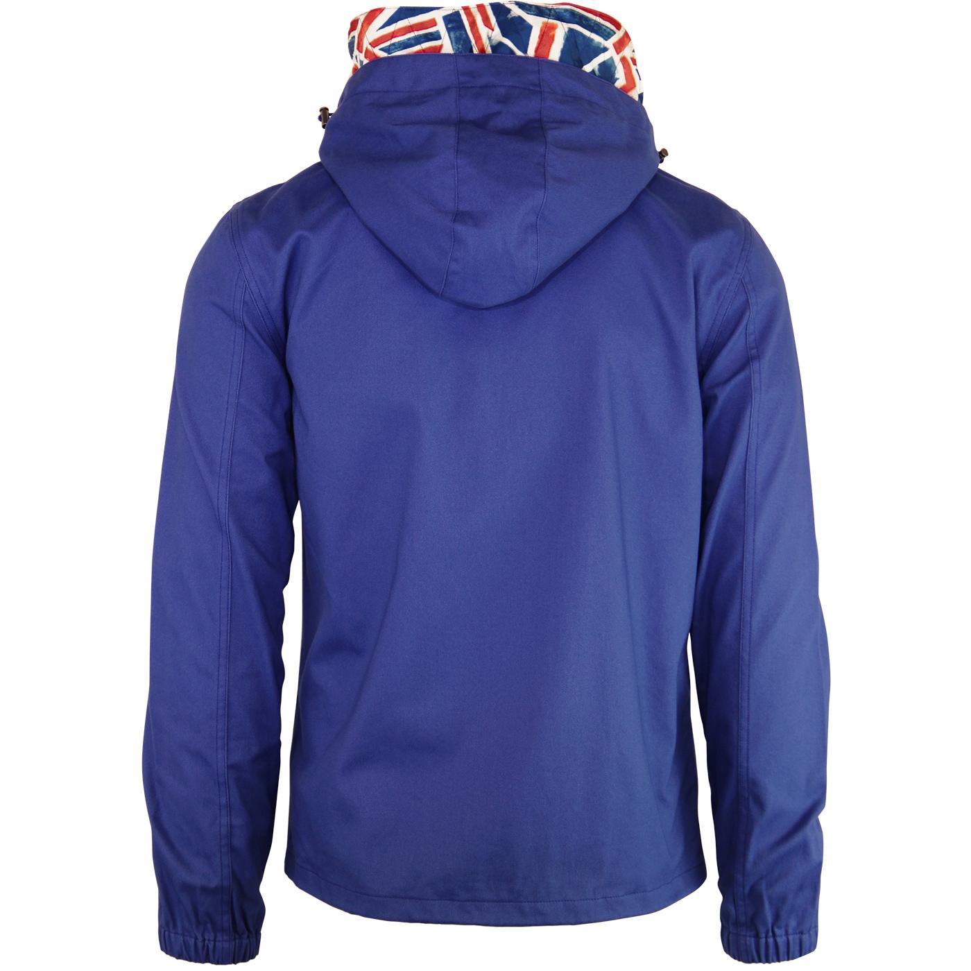 PRETTY GREEN Mod Union Jack Trim Hooded Jacket