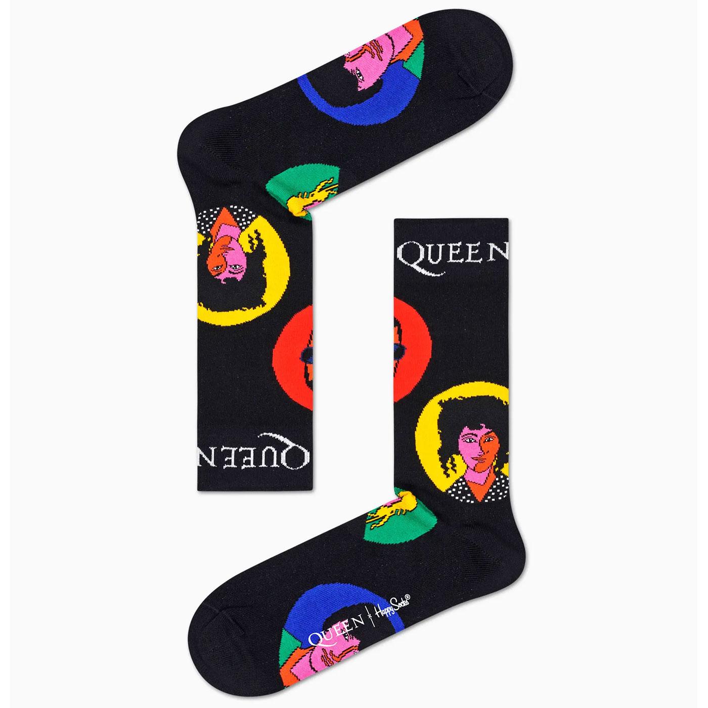 HAPPY SOCKS X QUEEN 6 Pack Retro Socks Gift Box